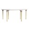 Flash Furniture 29.5 in W, 59 in L, 23 in H, Beechwood, Birch Plywood, Steel, Beech/White MK-ME088020-GG - alternate 4